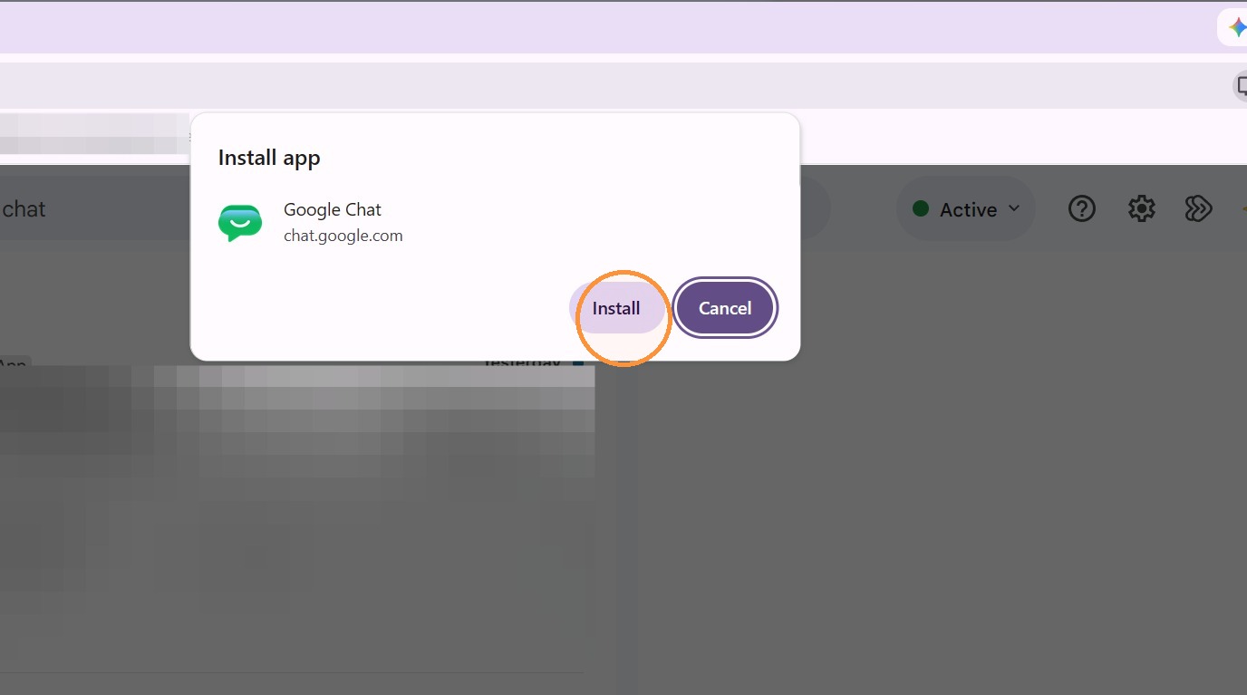 Screenshot for step 3: Click "Install"